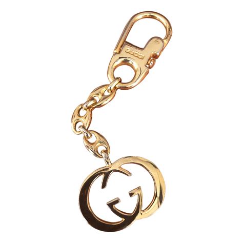 gold gucci keychain|Gucci keychain for sale.